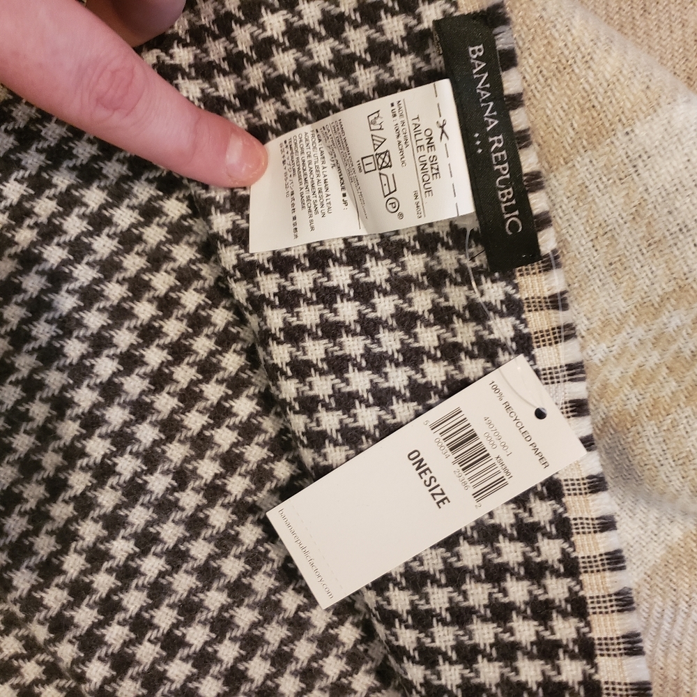 Banana Republic reversable poncho